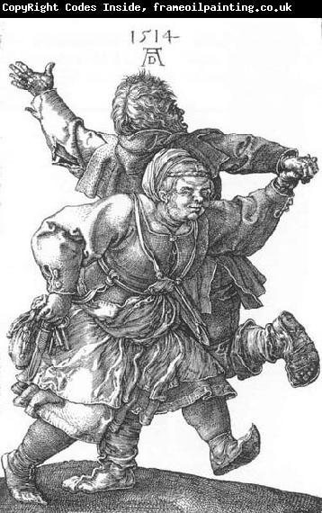 Albrecht Durer Peasant Couple Dancing